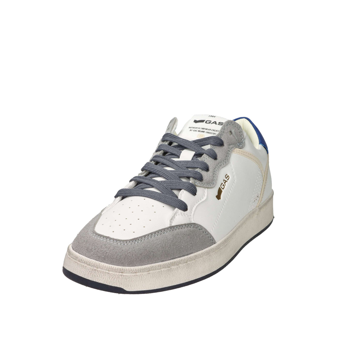 Gas Men Sneakers GAM618001 White/Light Blue