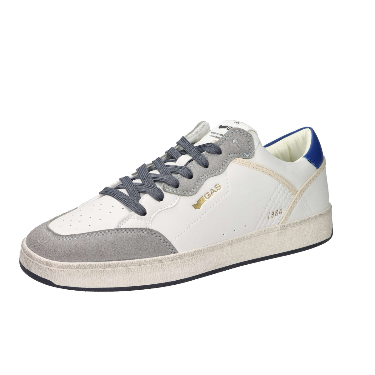 Gas Men Sneakers GAM618001 White/Light Blue