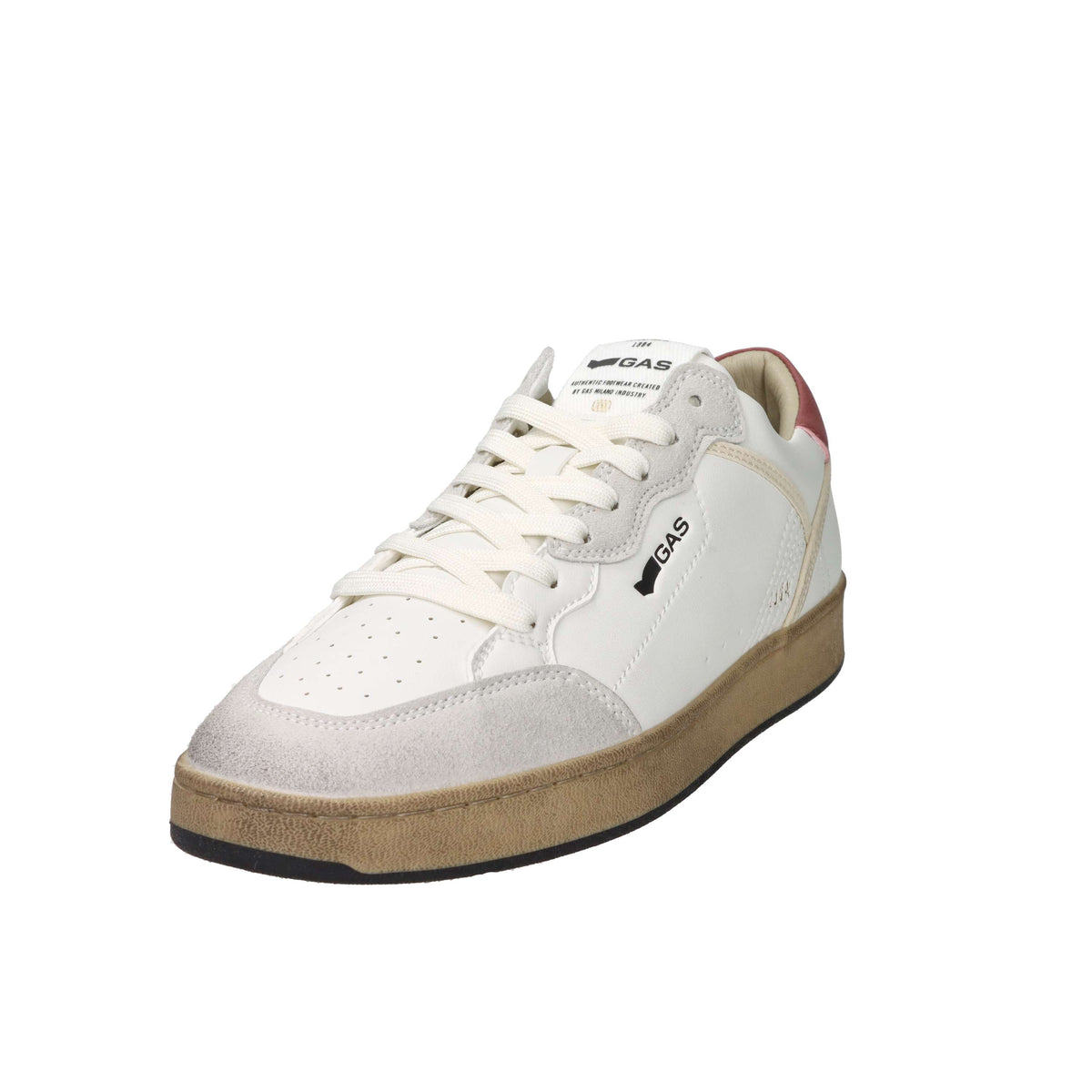 Gas Men Sneakers GAM618001 White/Burgundy
