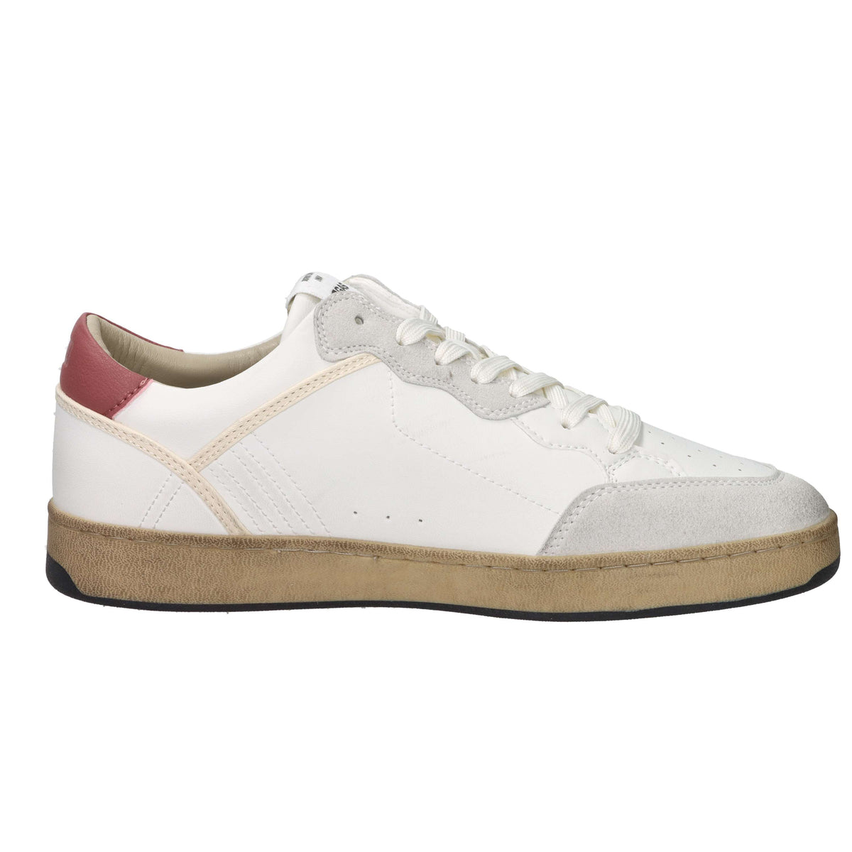 Gas Men Sneakers GAM618001 White/Burgundy