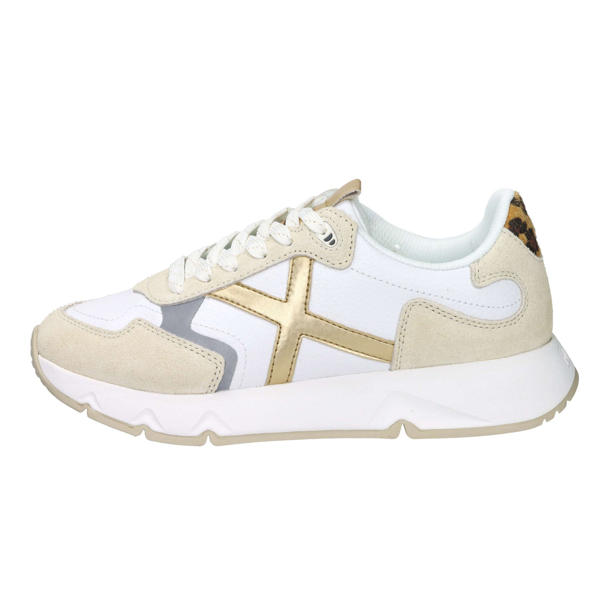 Munich Donna Sneakers 4191005 Bianco/Oro