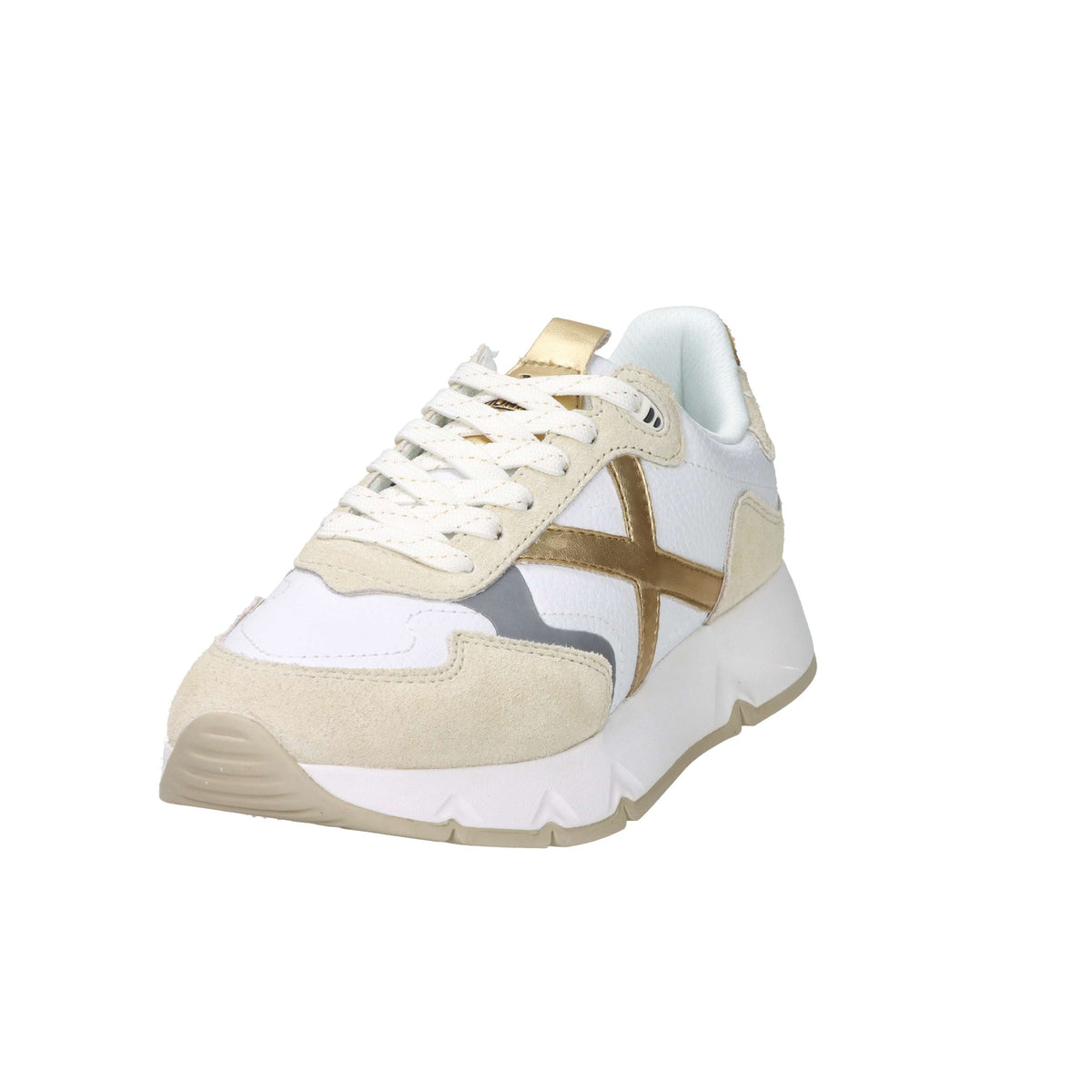Munich Donna Sneakers 4191005 Bianco/Oro