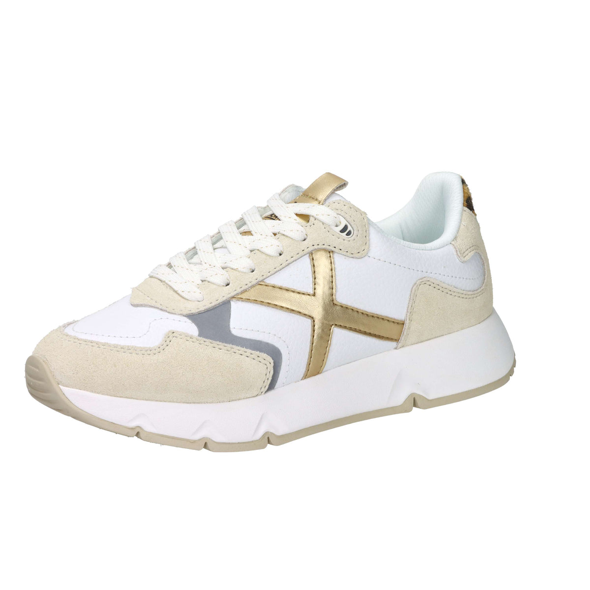 Munich Donna Sneakers 4191005 Bianco/Oro