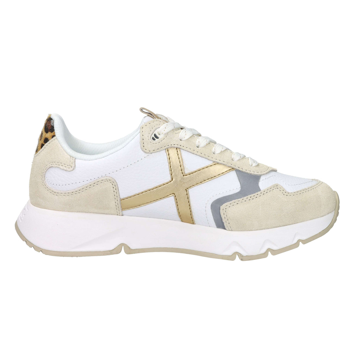 Munich Donna Sneakers 4191005 Bianco/Oro