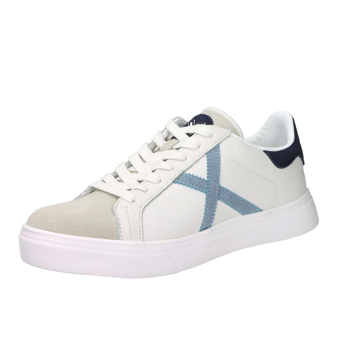 Munich Uomo Sneakers 8080117 Bianco/Celeste