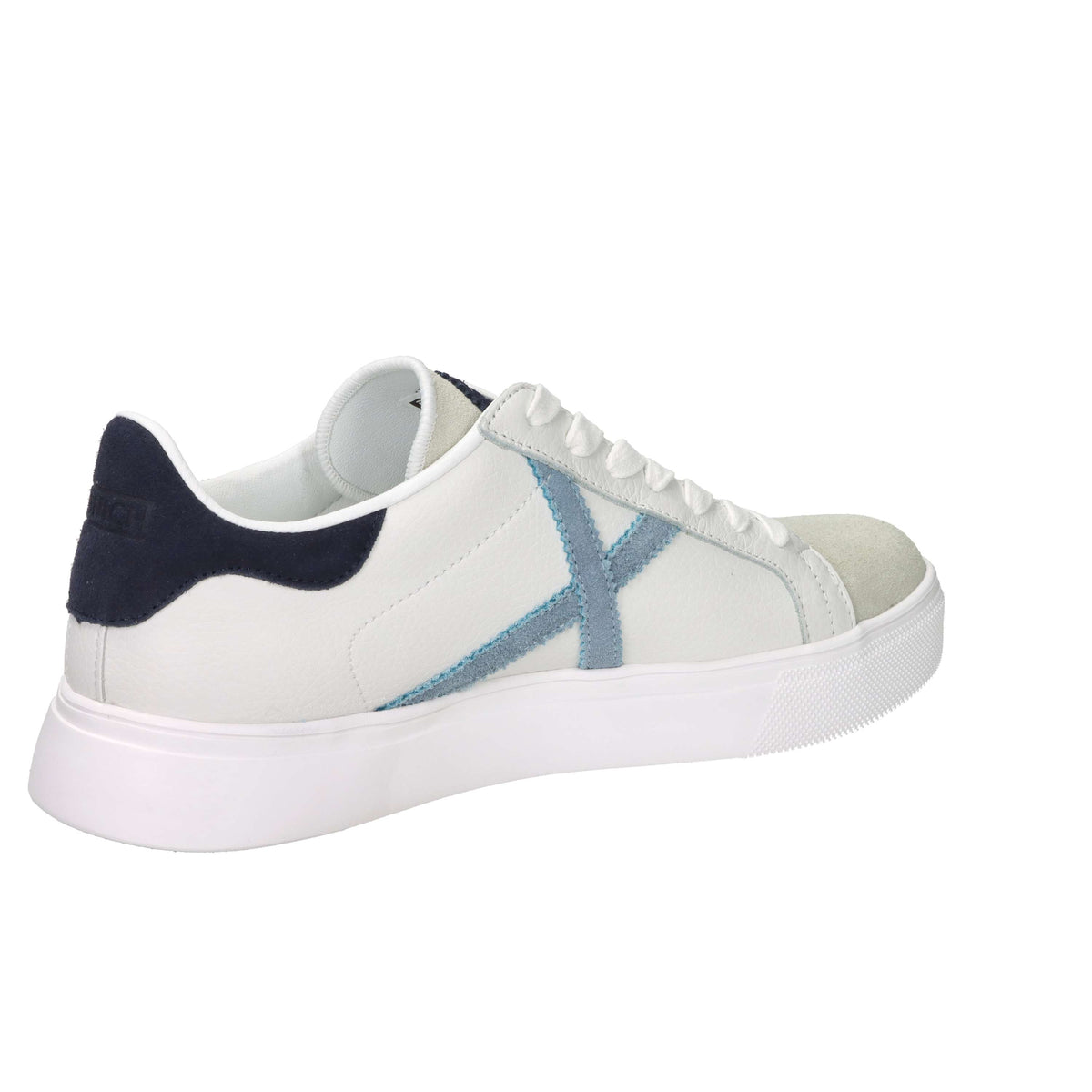 Munich Uomo Sneakers 8080117 Bianco/Celeste