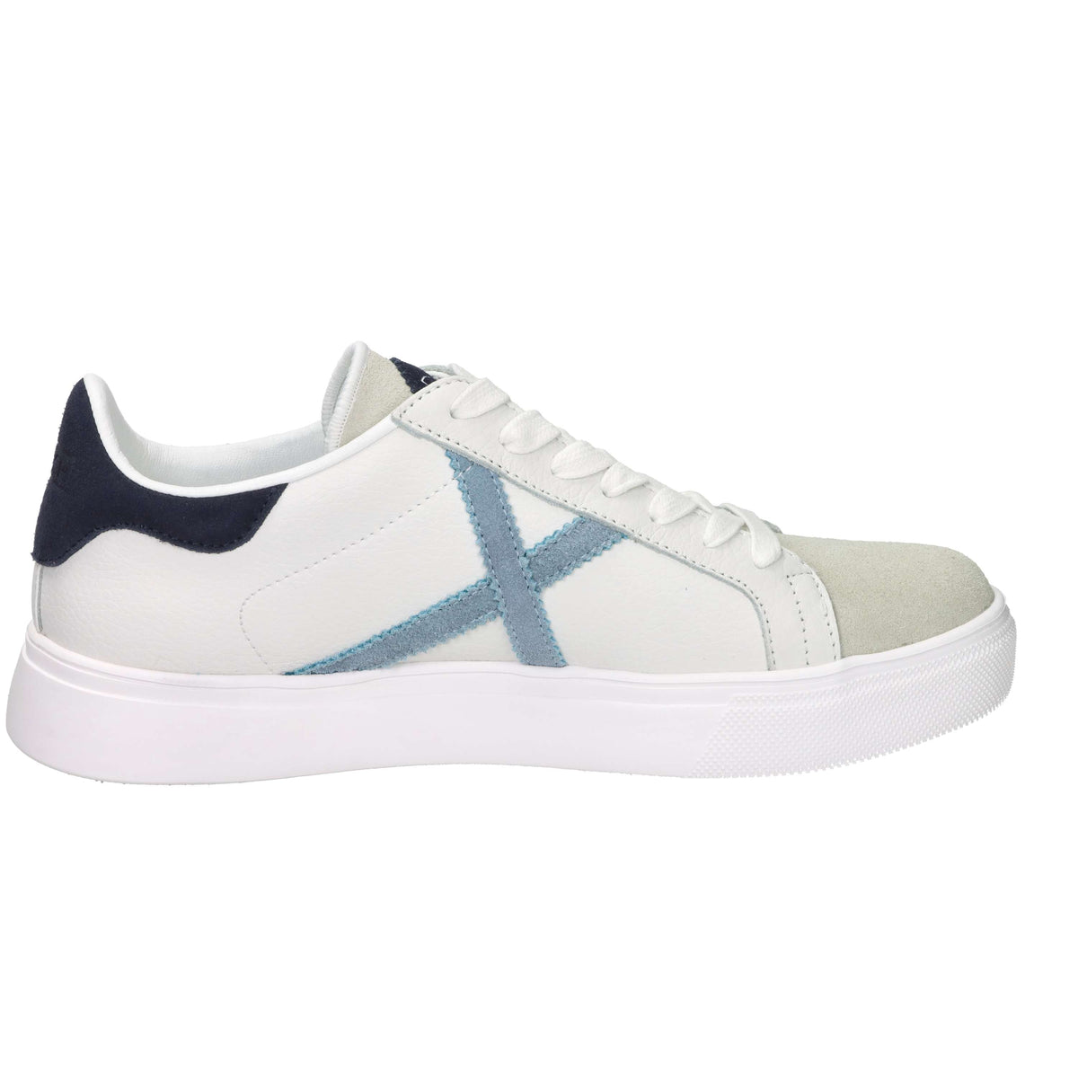 Munich Uomo Sneakers 8080117 Bianco/Celeste