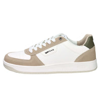 Gas Homme Baskets GAM614211 Blanc/Beige