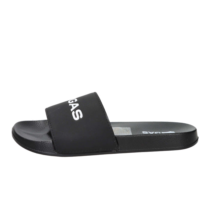 Gas Unisex adulto Zueco bajo GAM619300 Negro/Blanco