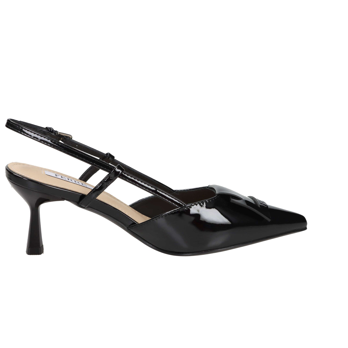 Ferre' Women Slingback F-830 Black