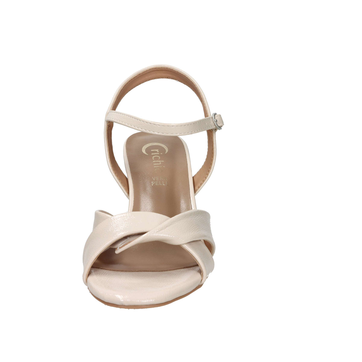 Crichic Damen Sandale mit Absatz 3636-1 Beige