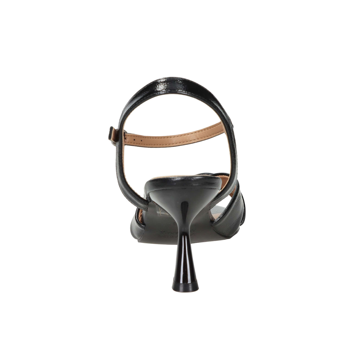Crichic Damen Sandale mit Absatz 3636-1 Schwarz