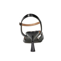 Crichic Damen Sandale mit Absatz 3636-1 Schwarz