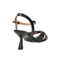 Crichic Damen Sandale mit Absatz 3636-1 Schwarz