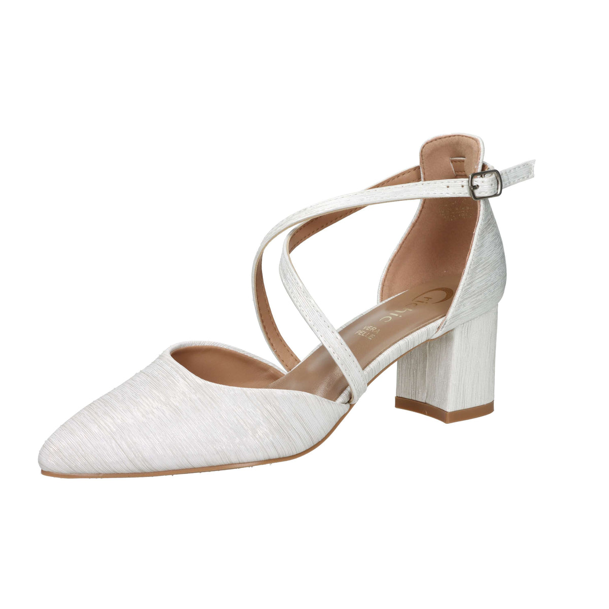 Crichic Damen Pumps 3626-1 Silber