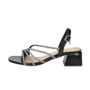 Ferre' Donna Sandalo con tacco F-821 Nero
