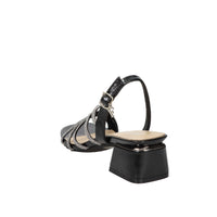 Ferre' Donna Sandalo con tacco F-821 Nero