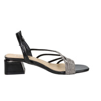 Ferre' Donna Sandalo con tacco F-821 Nero