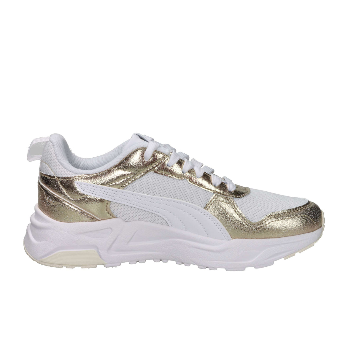 Puma Femme Baskets 404746 Blanc/Or