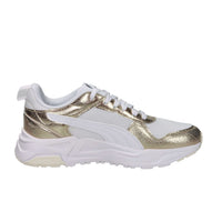 Puma Femme Baskets 404746 Blanc/Or