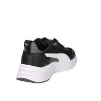 Puma Enfants et garçons Baskets 403703 Noir/Blanc