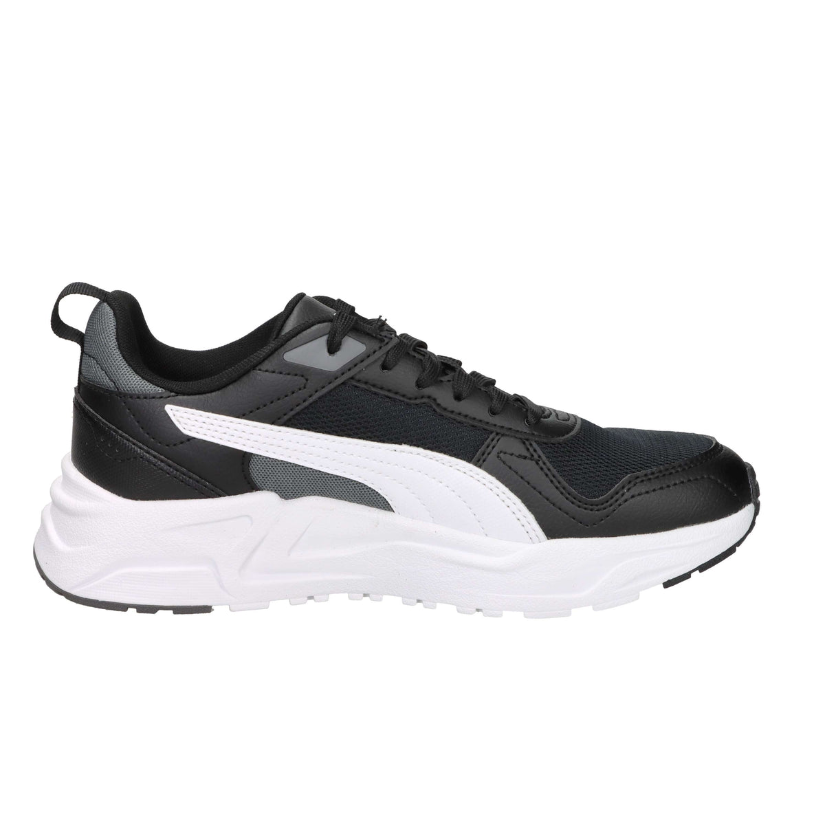 Puma Enfants et garçons Baskets 403703 Noir/Blanc