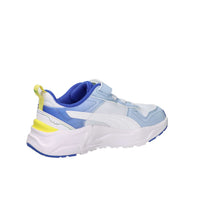 Puma Enfants et garçons Baskets 405020 Blanc/Ciel