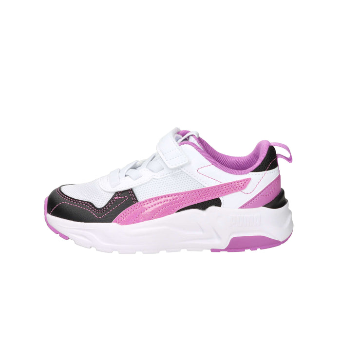 Puma Filles Baskets 406078 Blanc/Fuchsia