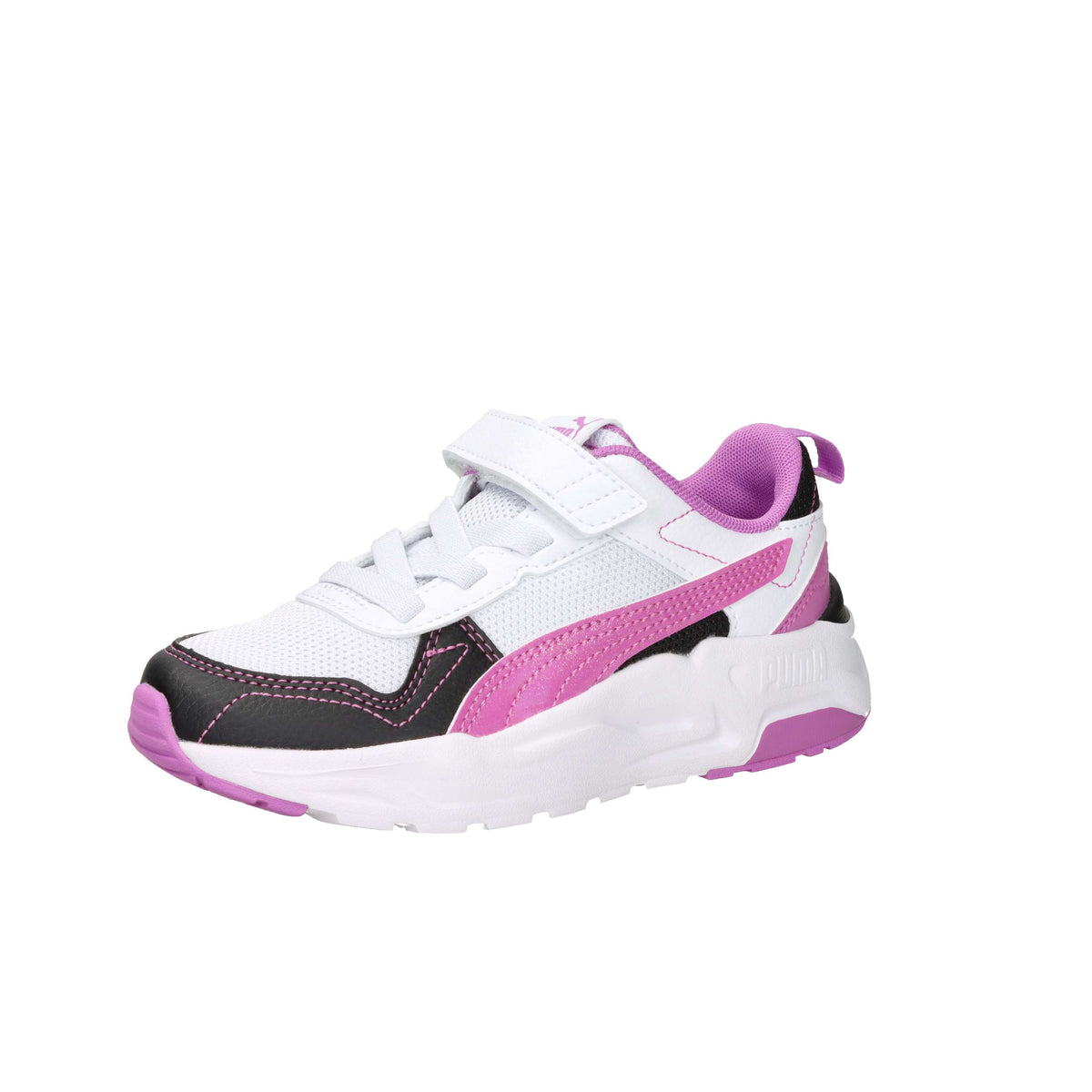 Puma Filles Baskets 406078 Blanc/Fuchsia