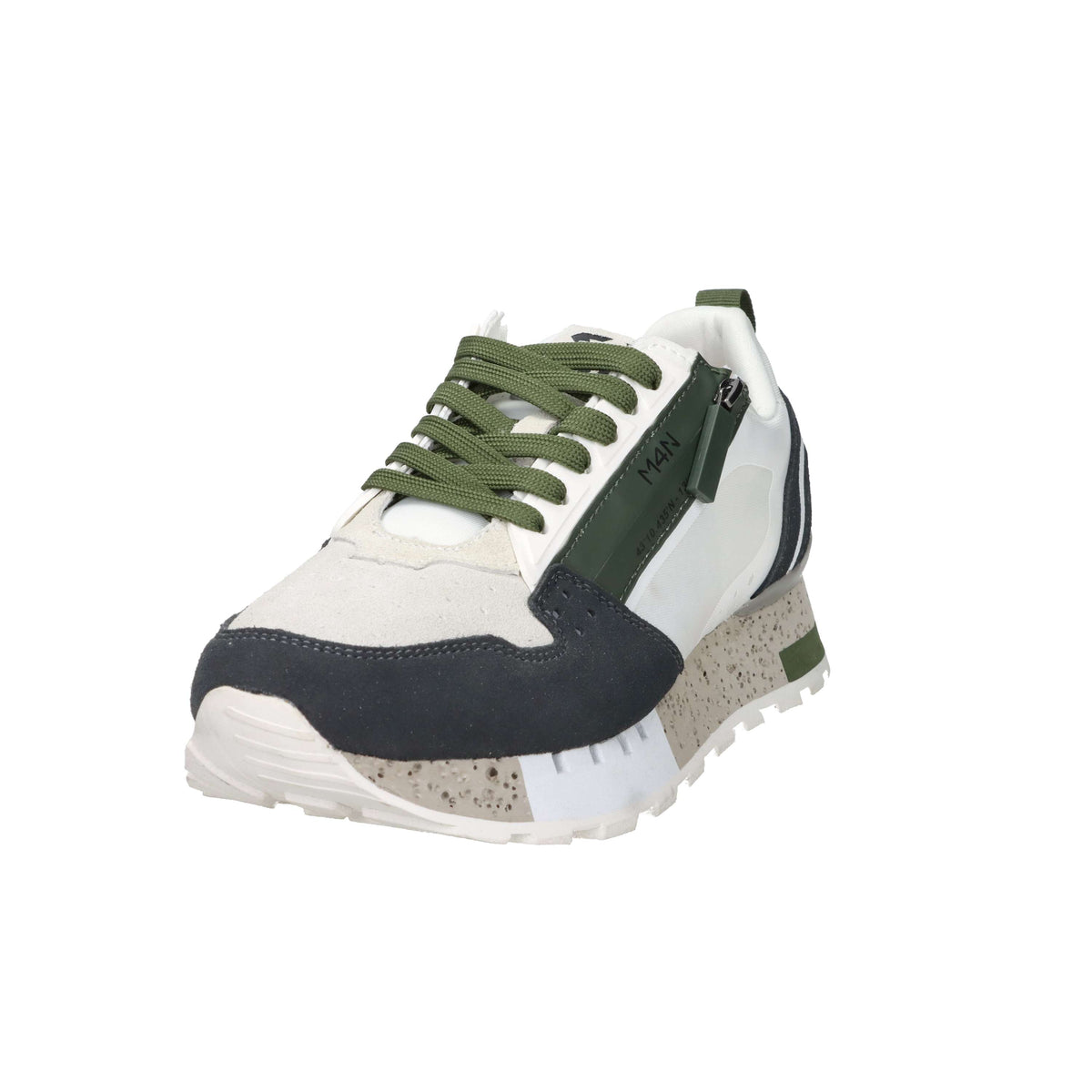 M4N Homme Baskets 9Q6042MN Crème/Vert
