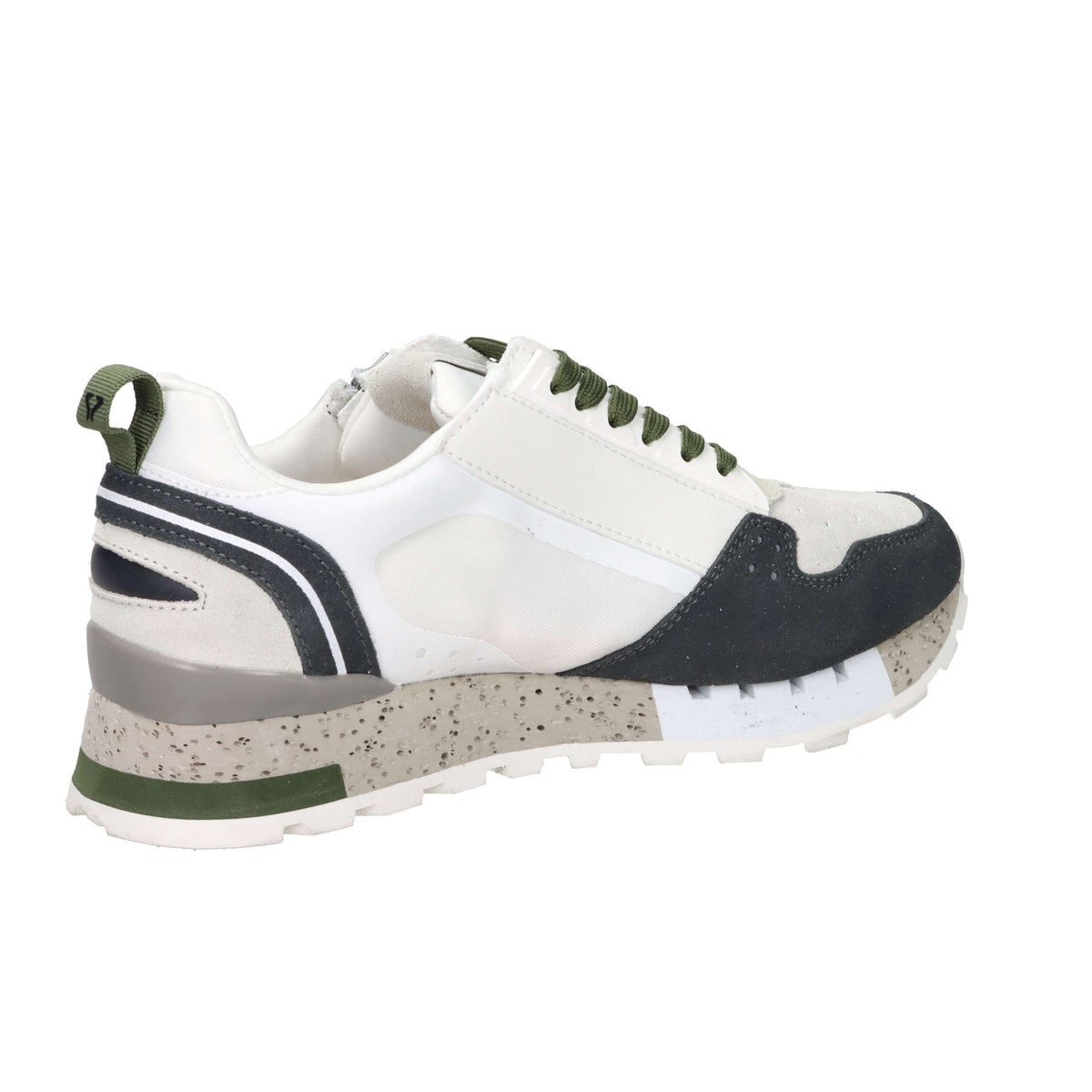 M4N Homme Baskets 9Q6042MN Crème/Vert