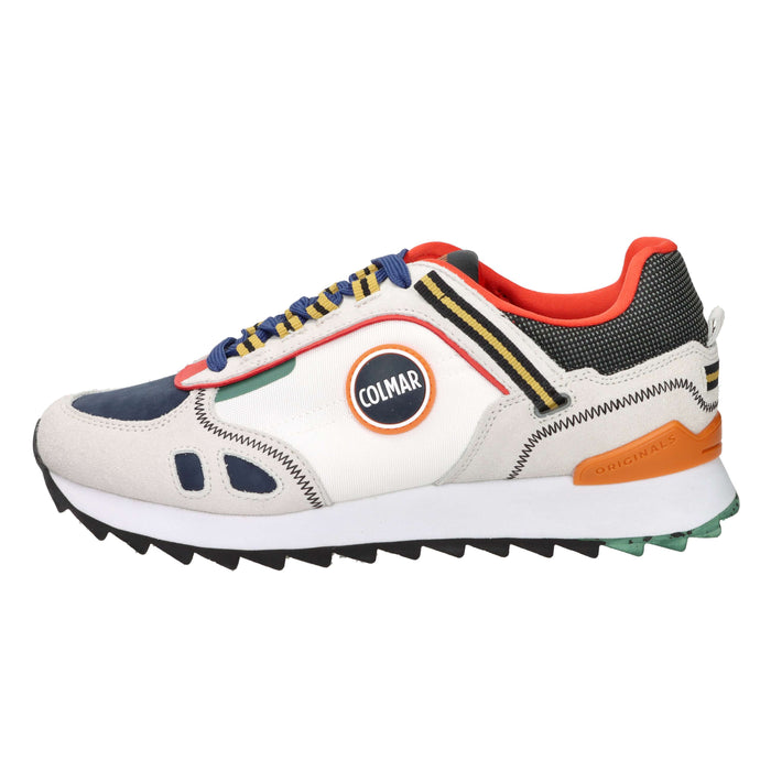 Colmar Homme Sneakers TRAVIS SPORT DIVISION Blanc/Bleu
