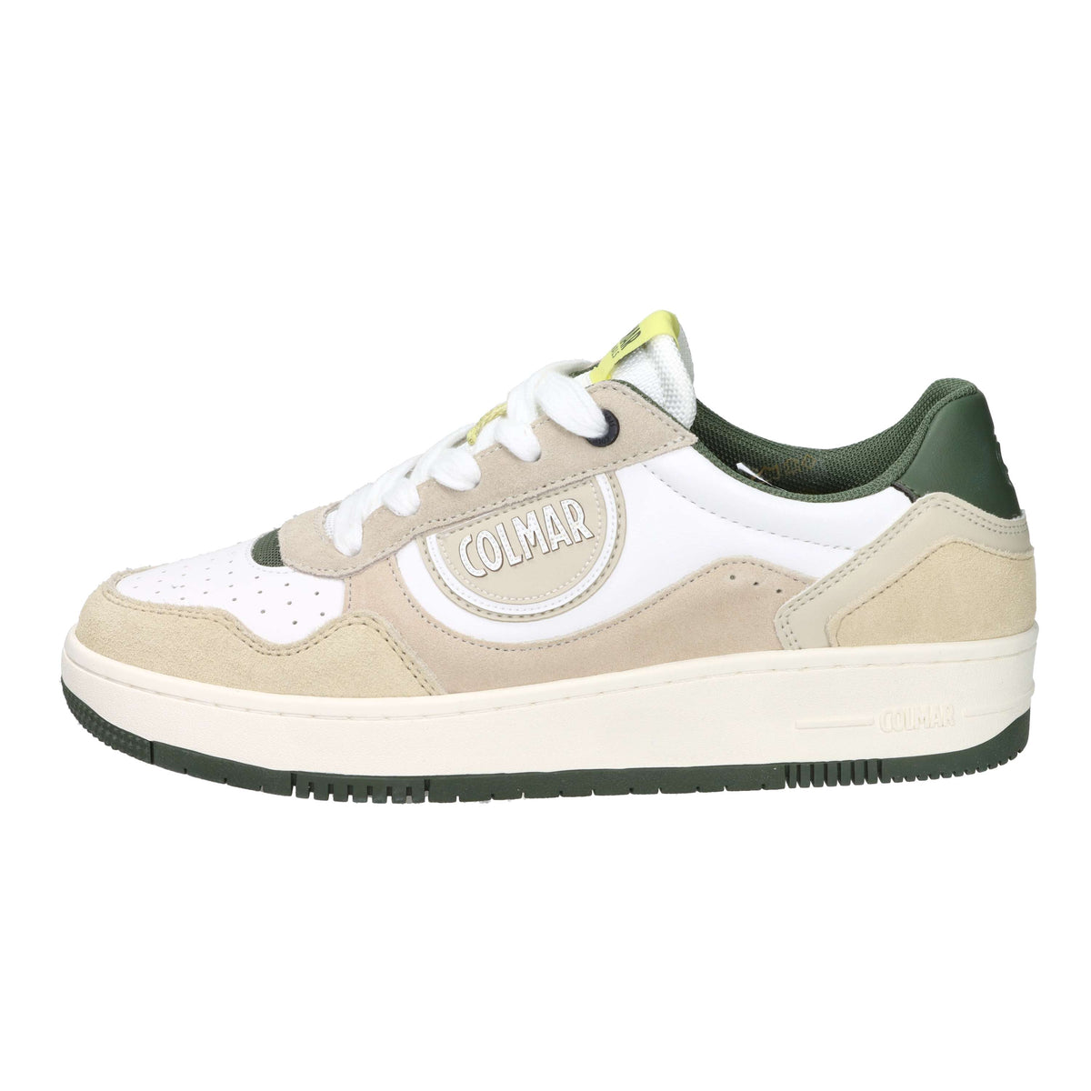 Colmar Homme Sneakers AUSTIN LAND Blanc/Vert foncé