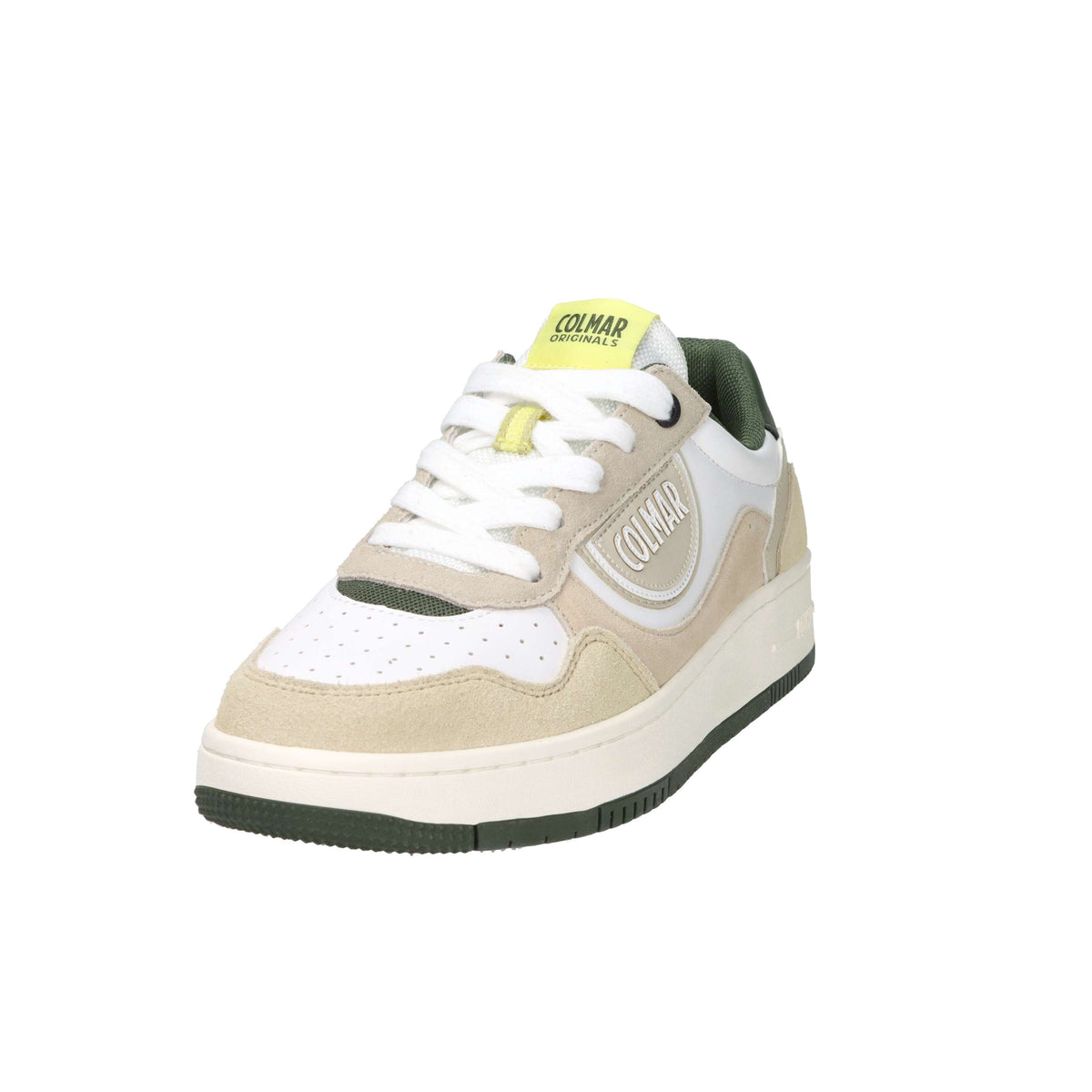 Colmar Homme Sneakers AUSTIN LAND Blanc/Vert foncé