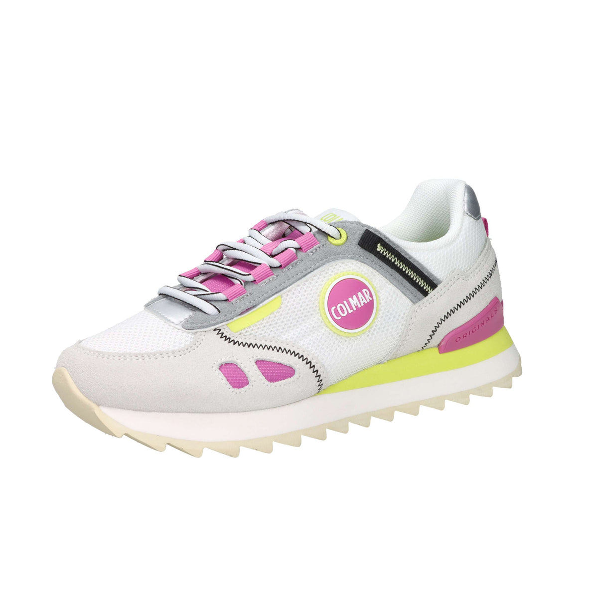 Colmar Women's Sneakers TRAVIS SPORT CRIS White/Fuchsia