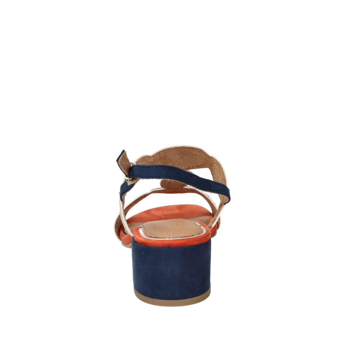 Marco Tozzi Mujer Sandalia con tacón 2-28230-42 Azul/beige