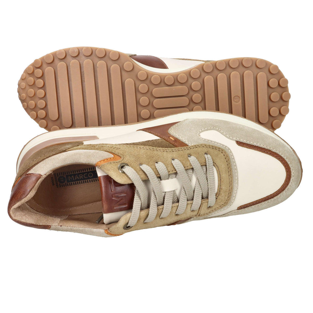 Marco Tozzi Men's Sneakers 2-13663-46 Beige/Leather