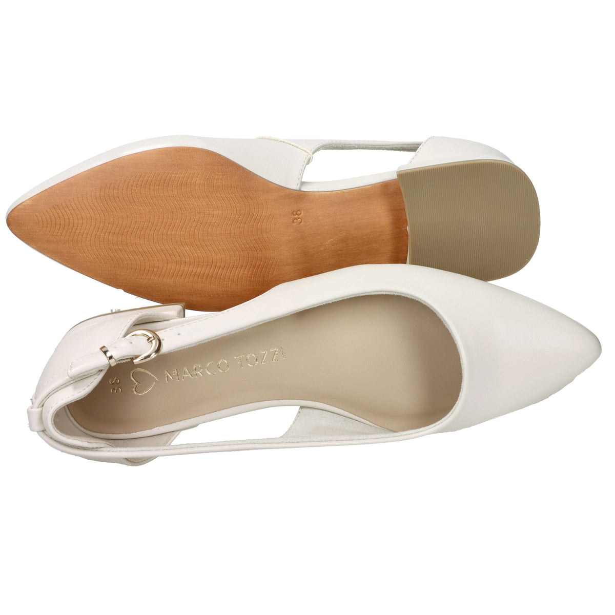 Marco Tozzi Mujer Bailarinas 2-22114-42 Crema