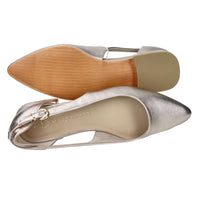 Marco Tozzi Damen Ballerinas 2-22114-42 Platin