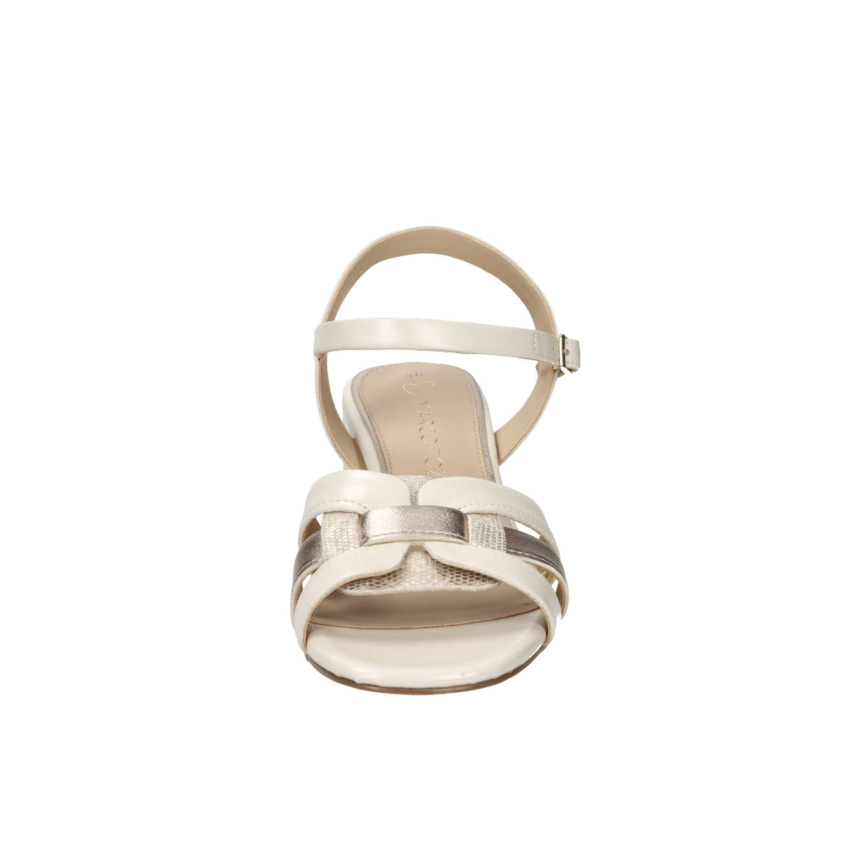 Marco Tozzi Mujer Sandalia con tacón 2-28337-44 Beige
