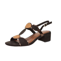 Marco Tozzi Damen Sandale mit Absatz 2-28230-42 Braun