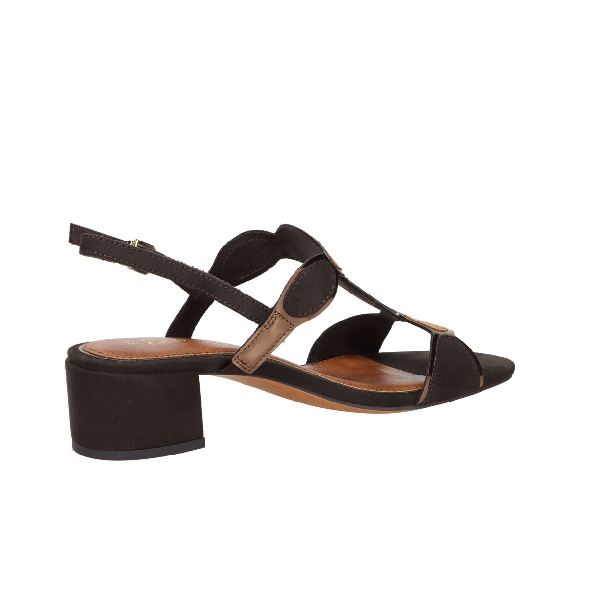 Marco Tozzi Damen Sandale mit Absatz 2-28230-42 Braun