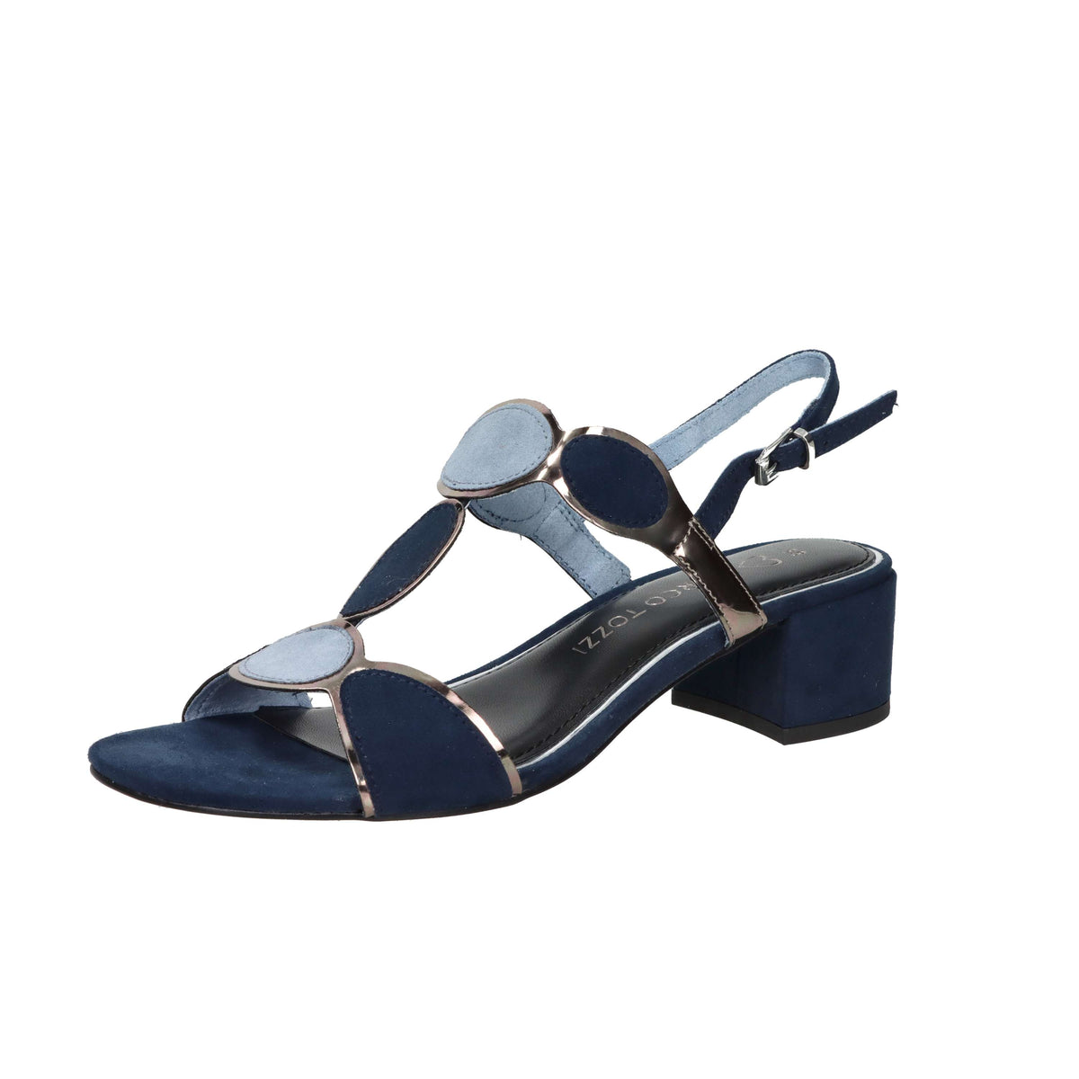 Marco Tozzi Donna Sandalo con tacco 2-28230-42 Blu