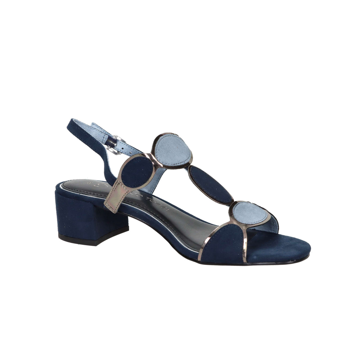 Marco Tozzi Donna Sandalo con tacco 2-28230-42 Blu