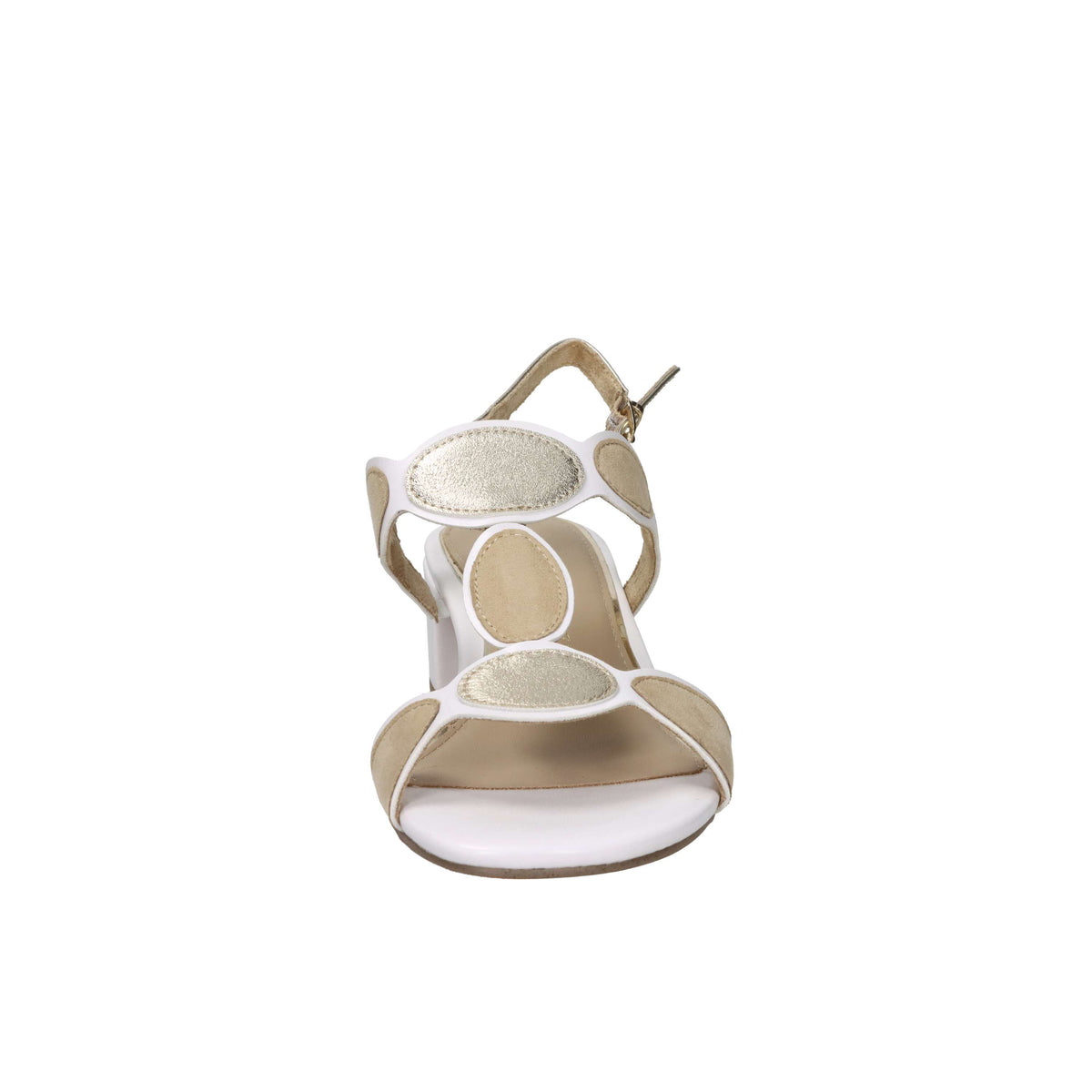 Marco Tozzi Mujer Sandalia con tacón 2-28231-44 Blanco/Beige