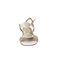 Marco Tozzi Mujer Sandalia con tacón 2-28231-44 Blanco/Beige