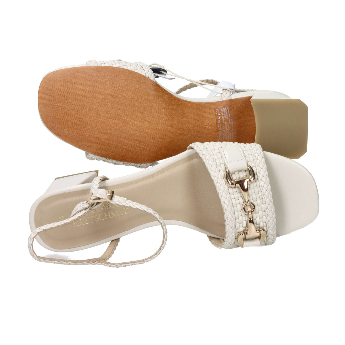 Marco Tozzi Damen Sandale mit Absatz 2-88302-46 Beige