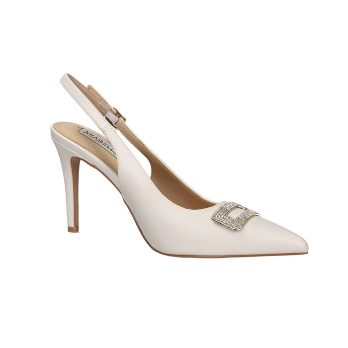 Miabelle Women's Slingback MB707 Cream