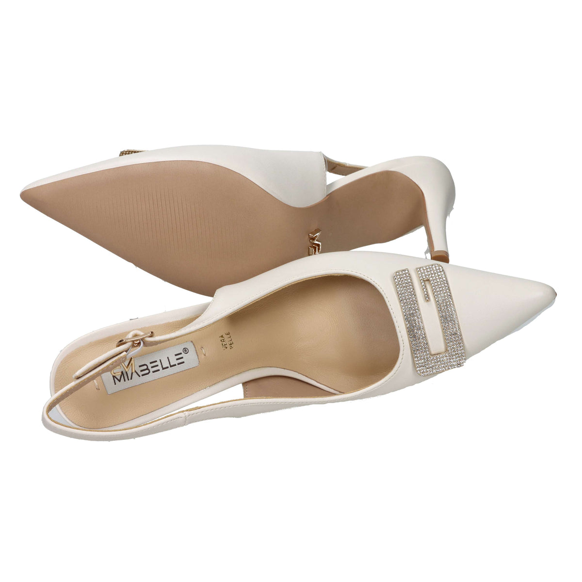 Miabelle Donna Slingback MB707 Panna