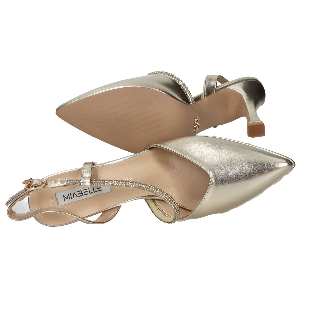 Miabelle Women's Slingback MB63 Platinum